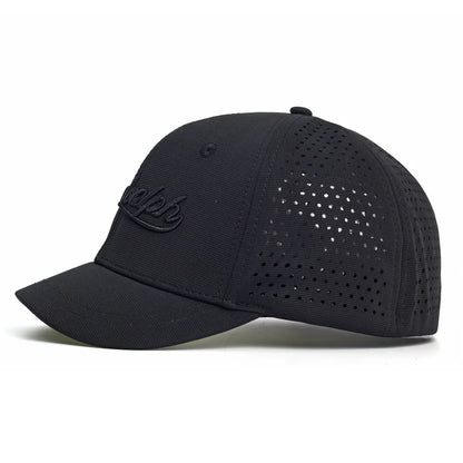 Hálós, rövid karimájú, hátul zárt baseball sapka férfiaknak és nőknek, lélegző, snapback sapka, testre szabott „dad hat”, állítható, egyszínű, trucker stílusú