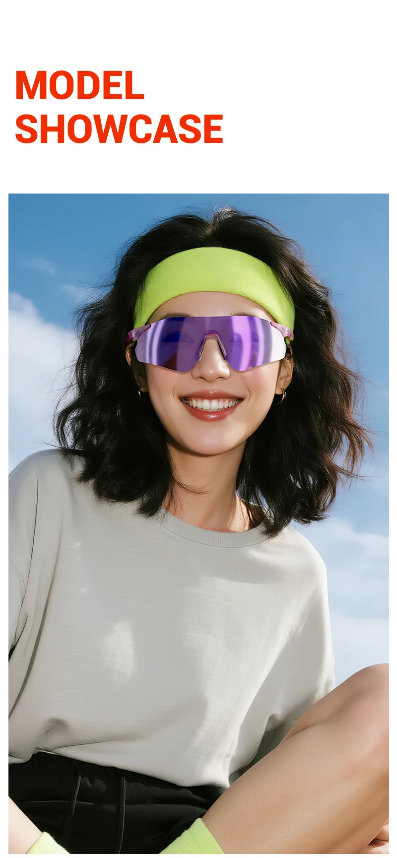 Kapvoe New Outdoor Running Cycling Glasses Bike Photochromic Sunglasses Women Eyewear Men Sports Marathon Bicycle UV400 Goggles