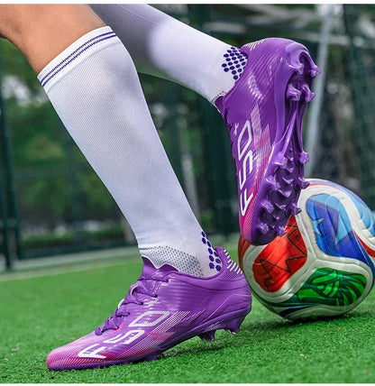 Nouvelles chaussures de football pour hommes, chaussures de football professionnelles, chaussures d'entraînement, chaussures de match, baskets antidérapantes, chaussures de sport pour terrain gazonné, chaussures d'extérie