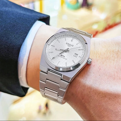 Super Player's High-End Luxury Men's Quartz Watch, Fashionable Business Casual Versatile Personality Street Style for Male Students, Popular in Europe, America, Japan, and Korea, High-End Watch That Is Popular Worldwide, Men'
