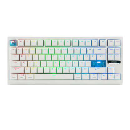 Teclado mecânico magnético EPOMAKER G84 HE 75% ANSI US Layout Gasket com fio/BT/2.4Ghz sem fios, efeito Hall, polling 8K e 8000mAh