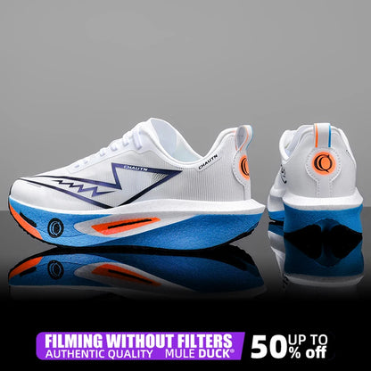 Men Running Shoes Speciality Carbon Plate Sports  Marathon Breathable Lightweight Women Comfortable Nonskid Chunta Sneakers