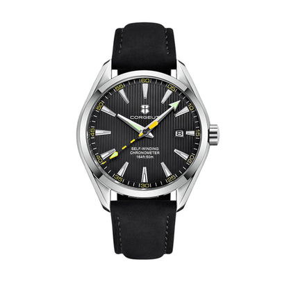 Luxury NH35 Movt Corgeut 41mm Man Sport Clock Automatic Relogio Masculino Mechanical Wristwatch Sapphire Steel Band Men's Watch