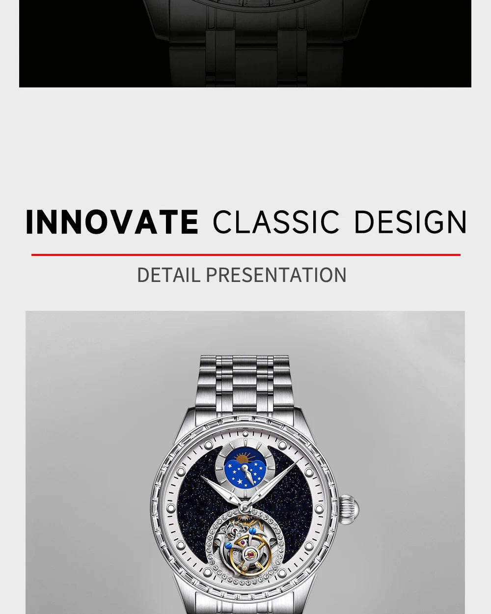 Tourbillon Master Men's Watch 2025 Limited Edition Luxury Business Watch Father Gift Automatic Movement