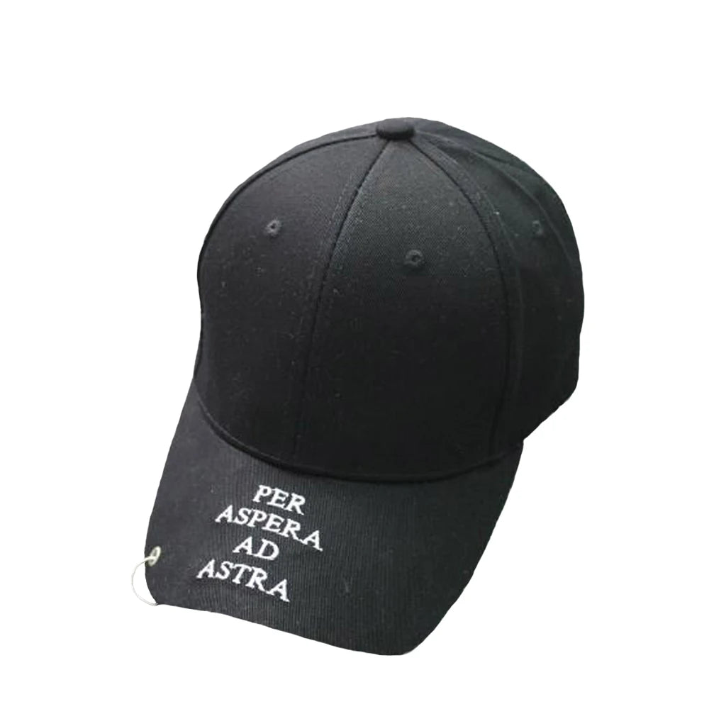 Femei Bărbați Hip Hop K-pop Șapcă de baseball tip snapback, culoare uni, cu inel, sport, dans, călătorii, iubitor de călătorii, șapcă pentru tată, șepci, îmbrăcăminte urbană, reglabilă
