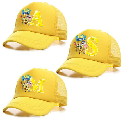 SpongeBob SquarePants Baseball Hats Fun Cartoon Anime Figures Sun Hat Parent Child Kawaii Peaked Cap Trendy Cute Outdoor Caps