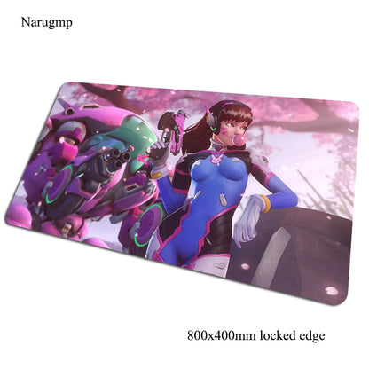 Overwatch mouse pad 80x40cm gaming mousepad game Halloween Gift large mouse pad gamer computer desk big mat notebook mousemat PC