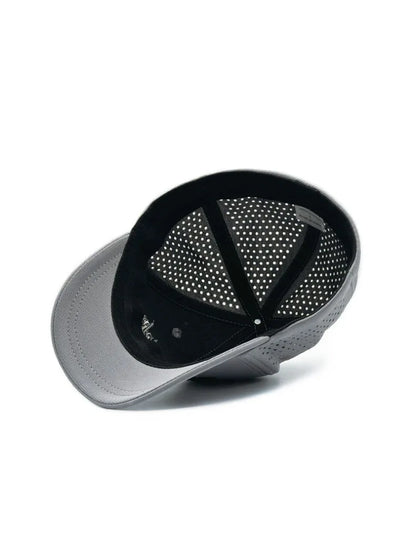 Nagy fejméretű, hátul zárt, 5 cm-es rövid karimájú baseball sapka férfiaknak, hálós, testre szabott sapkák, rugalmas, teljesen zárt sapkák, 56–60 cm, 61–65 cm