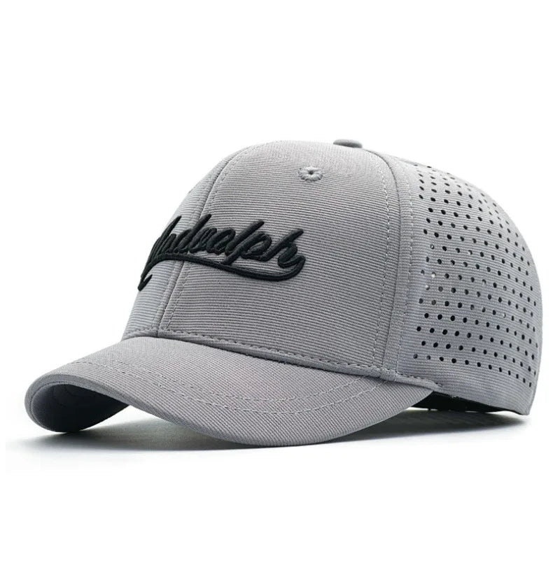 Nagy fejméretű, hátul zárt, 5 cm-es rövid karimájú baseball sapka férfiaknak, hálós, testre szabott sapkák, rugalmas, teljesen zárt sapkák, 56–60 cm, 61–65 cm