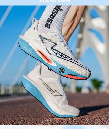 Men Running Shoes Speciality Carbon Plate Sports  Marathon Breathable Lightweight Women Comfortable Nonskid Chunta Sneakers