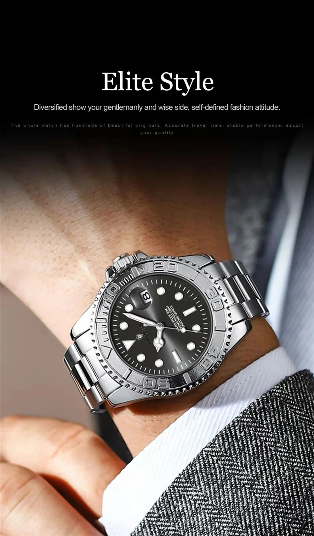 Luxury Watch Man High Quality New Brand Sports Fashion Quartz Wristwatches Men Gifts Automatic Watches Mens Coffee Digital Clock