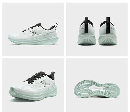 Xtep Running Shoes For Men 2025 Winter Trendy Shock Absorption Cushioning Non-Slip Comfortable Lace Up Sneakers 875419110045
