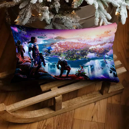 Game Fortnites Luxury Double-sided Printing Rectangle Pillow Case Bedside Pillowcase Sofa Cushion Cover Room Home Decoration
