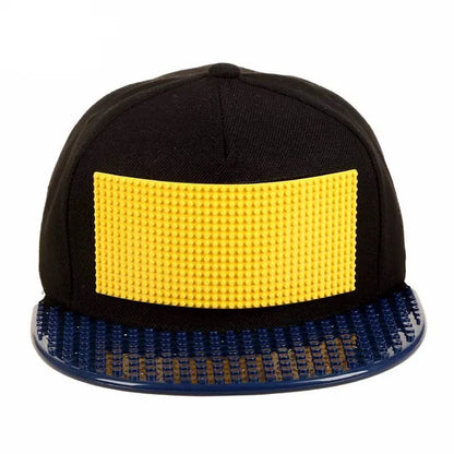 Șepci de baseball cu imprimeu cartoon patchwork, blocuri DIY, șepci snapback, șepci hip-hop pentru bărbați și femei, șepci detașabile cu pixeli, șepci „dad hats”, pentru copii și adulți