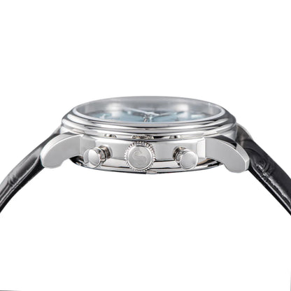 Sugess Watch of Men Pilot 1963 Wristwatches ST1906 Chronograph Handwind Movement Domed Sapphire Waterproof PowerReserve Lume V2