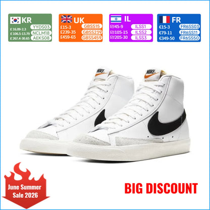 Adidași Nike Blazer, design clasic retro, confort durabil pentru purtare casual de zi cu zi CZ1055-100