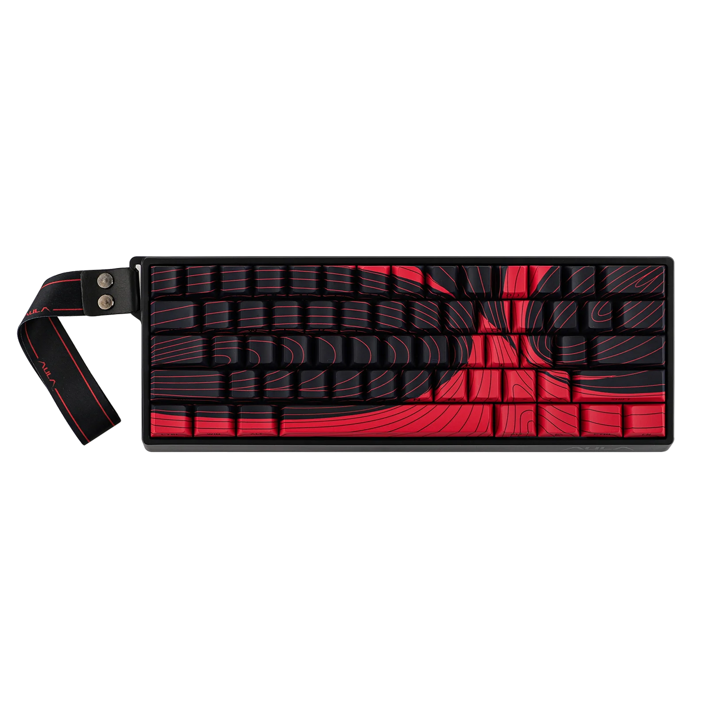 Teclado mecânico com fios AULA WIN60 HE/WIN60 HE MAX 60%, estrutura Tray-Mount, Hot-Swap e interruptores magnéticos de efeito Hall