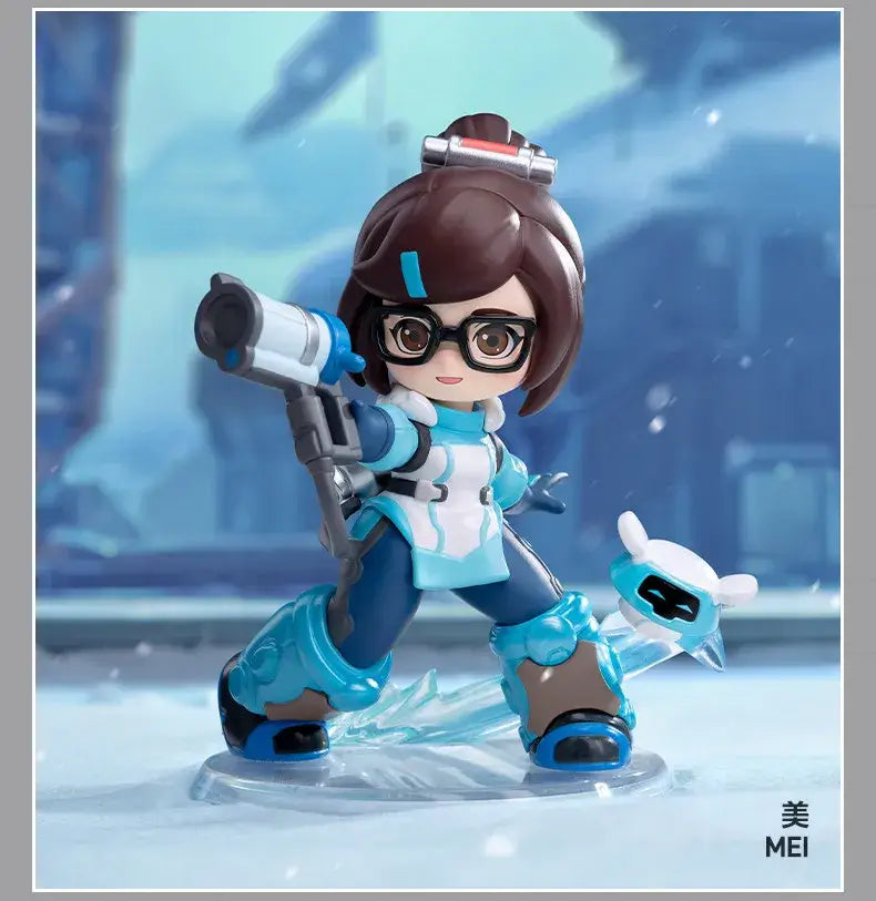 POP MART Overwatch Play of The Game Series Original Blind Box Surprise Mystery Box Cute Anime Action Figure Ornaments Figurines