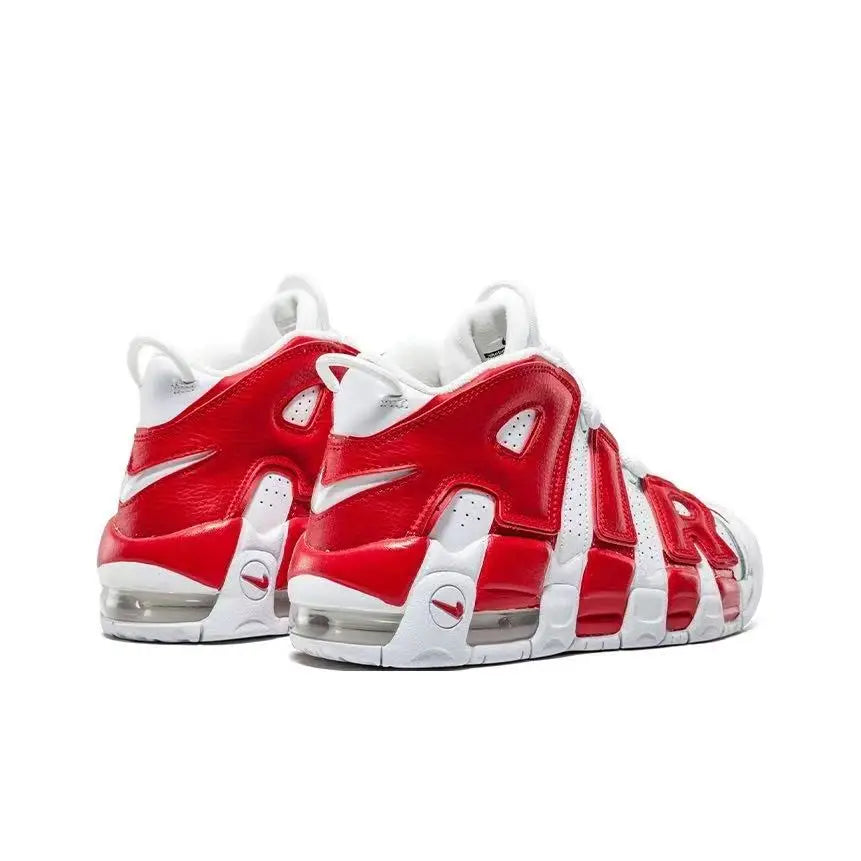 Nike Air More Uptempo leather, trendy, shock-absorbing mid-cut sneakers DQ6200-001