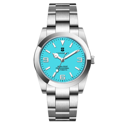 36/39mm Corgeut Luxury NH35 Miyota8215 Automatic Mechanical Wristwatches Numbers Men Watch Sapphire Crystal 10bars Reloj Hombre