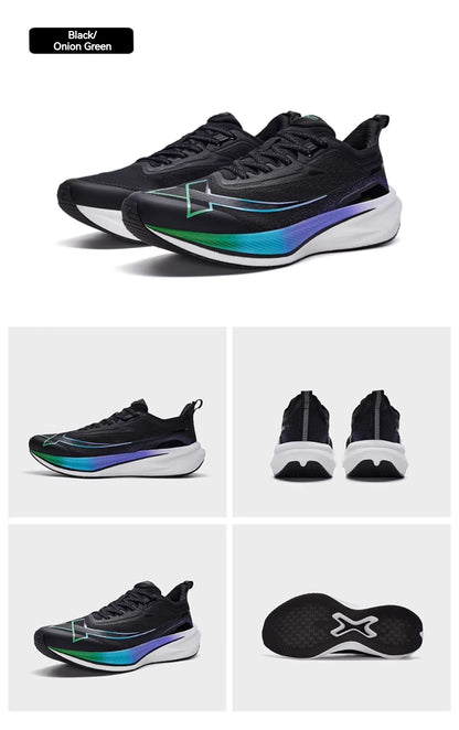 Xtep 2000KM 2.0 Running Shoes Men  Summer Professional TPU Shock Absorption Sneakers (suggest half size down) 876219110043