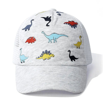Toddler Baseball Hat Sun Protection Baby Cap Adjustable Fit Mesh Baseball Hat Outdoor Beach Sun Cap for Kids 1-5Years