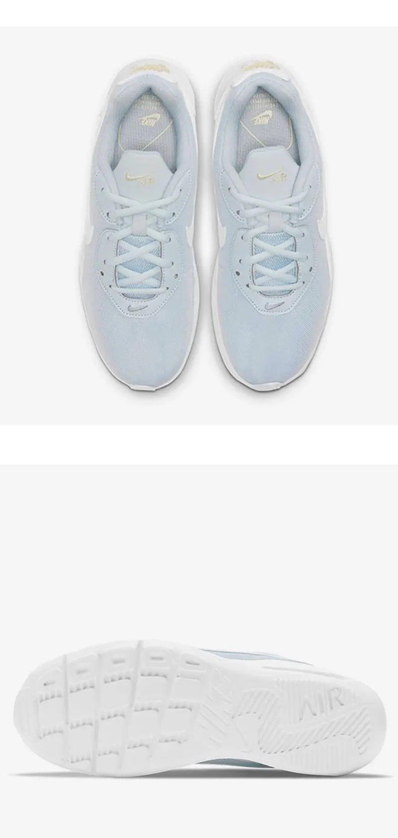 Nike genuine AIR MAX women's low cut lightweight air cushion running shoe CD5448-401
