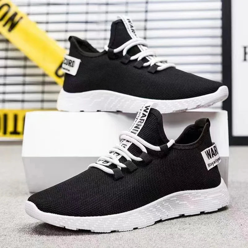 Męskie sneakersy casualowe, lekkie sportowe buty z siateczki na lato, męskie buty outdoorowe z miękką podeszwą, oddychające, wygodne, modne buty do biegania