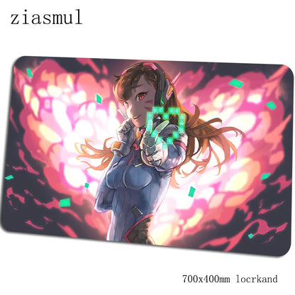 Overwatch mouse pad Gorgeous Computer Mat 70x40cm gaming mousepad large XL mouse pad keyboard games PC gamer desk