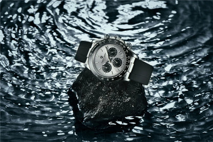 PAGANI DESIGN V2 40MM Quadrante meteorite Orologio da uomo al quarzo Cronografo retro in zaffiro Orologio impermeabile da uomo Reloj0 hombr