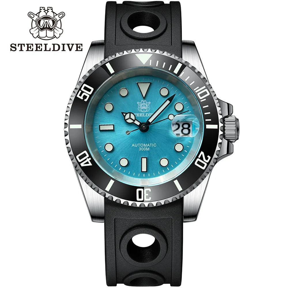 SD1953 Steeldive Brand 2022 Men Mechanical Wristwatch 41mm Stainless Steel Men Watch NH35 Sapphire Glass Men Watches