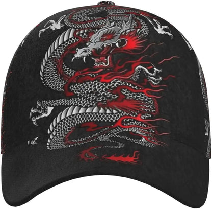 Dragon Snapback sapka – Férfi baseball sapkák – Férfi napszemüveg – Állítható, menő trucker sapka nőknek és férfiaknak