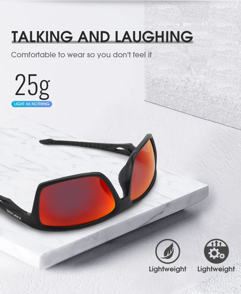 Kapvoe Polarized Hiking Eyewear Sunglasses for Men UV400 Lens Sunglasses Glasses PC Lens Glasses HD Lens Outdoor Sunglasses 2026