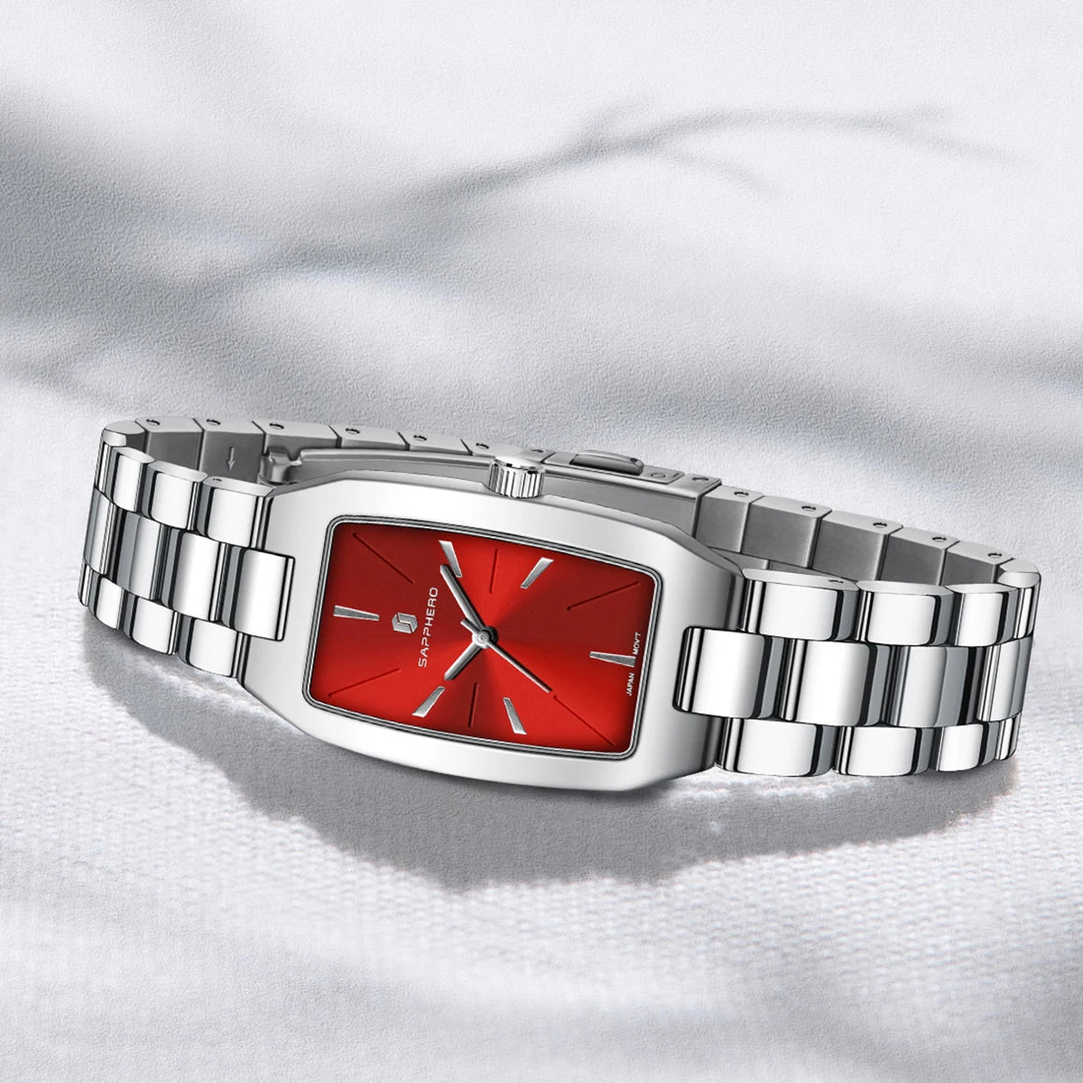SAPPHEROLuxury Women's Watch Stainless Steel Strap Waterproof Watch Ultra-thin Dial  Fashion Simple Women's Watch Accurate Watch