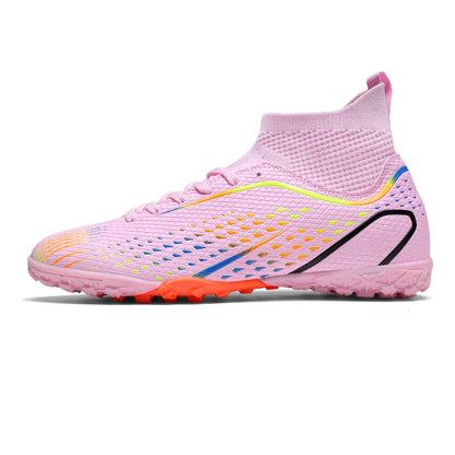 New Men Soccer Shoes Professiona Football Boot Turf Futsal Match Grass Unisex Outdoor Training Soccer Cleats Non-slip Breathable