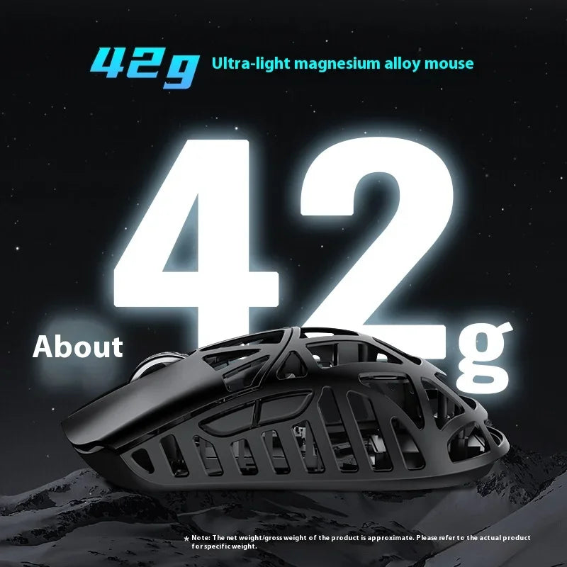 WLmouse Beast X Max Wireless Gaming Mouse with PAW3950HS Sensor, Magnesium Alloy, 8K Polling Rate, Ultra-Lightweight Wireless Gaming Mouse