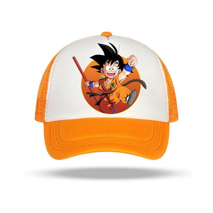 Dragon Ball baseball sapkák, anime karakterekkel nyomtatott napellenzős sapkák, gyerekeknek és felnőtteknek, nyári, lélegző, alkalmi sapkák, állítható csúcsú sapkák, ajándékok