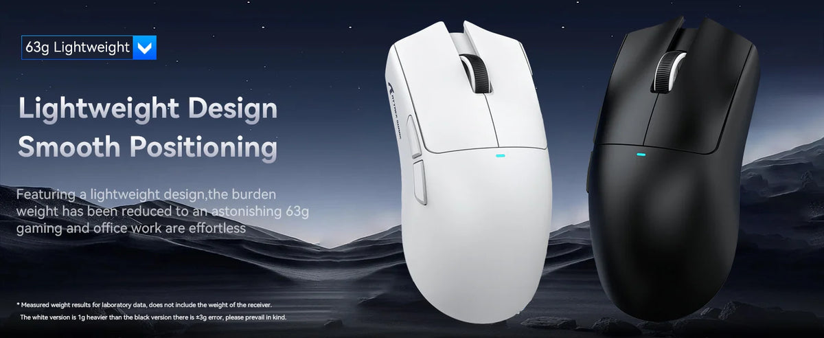 ATTACK SHARK X11SE Wireless Gaming Mouse, Tri-Mode Superlight Mouse with PAW3311 Sensor, 22000 DPI, 63g Ultra-Light RGB Gaming Mouse for PC, Laptop & Esports