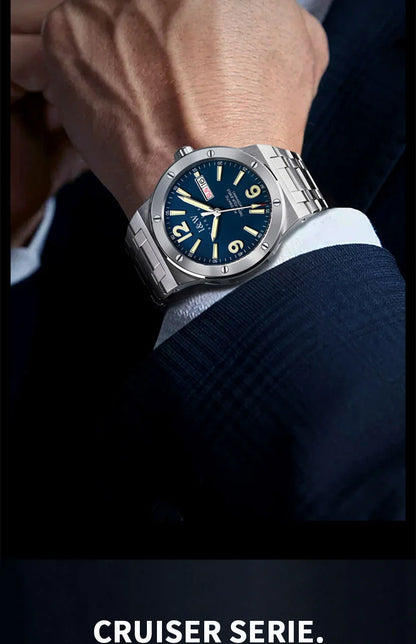 Carnival Brand IW High-End Series Luxury Sapphire Mechanical Watch Men 50M Waterproof Imported Movement Automatic Watches Mens