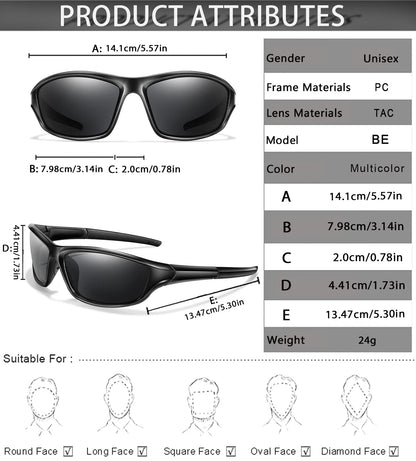 KAROS Polarized Sunglasses Men Women Fashion Outdoor Sports Riding Cycling Fishing Running Rayed Hiking Classic Goggles