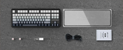 ATTACK SHARK X87 Wireless Mechanical Gaming Keyboard Tri-Mode BT5.0/2.4G/USB-C Gasket Hot Swappable Custom Keyboard Pre-lube
