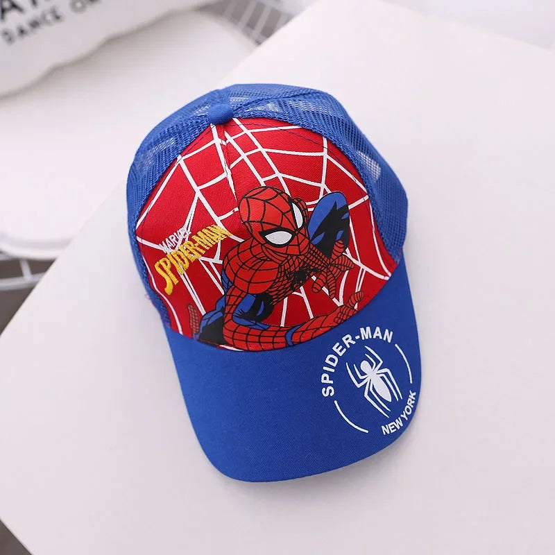Czapka z daszkiem Spider-Man dla chłopców i dziewcząt, czapki z motywem superbohaterów, czapki przeciwsłoneczne, prezent urodzinowy dla dzieci, rekwizyty do cosplayu, modne czapki