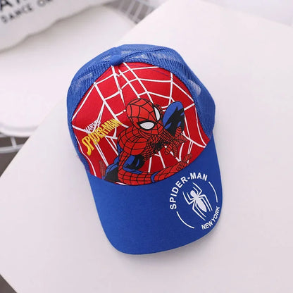 Czapka z daszkiem Spider-Man dla chłopców i dziewcząt, czapki z motywem superbohaterów, czapki przeciwsłoneczne, prezent urodzinowy dla dzieci, rekwizyty do cosplayu, modne czapki