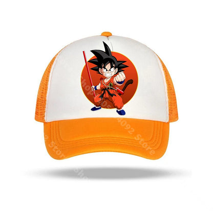 Dragon Ball baseball sapkák, anime karakterekkel nyomtatott napellenzős sapkák, gyerekeknek és felnőtteknek, nyári, lélegző, alkalmi sapkák, állítható csúcsú sapkák, ajándékok