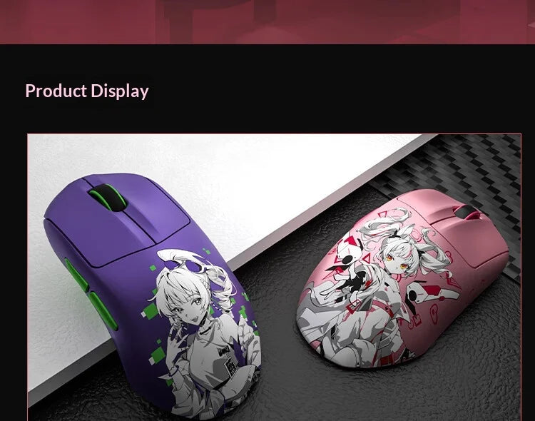 VALKYRIE VK M5 PRO Wireless Mouse Dual 8K Intelligent Display Screen Receiver Ergonomic Lightweight Low Latency Gaming Mouse