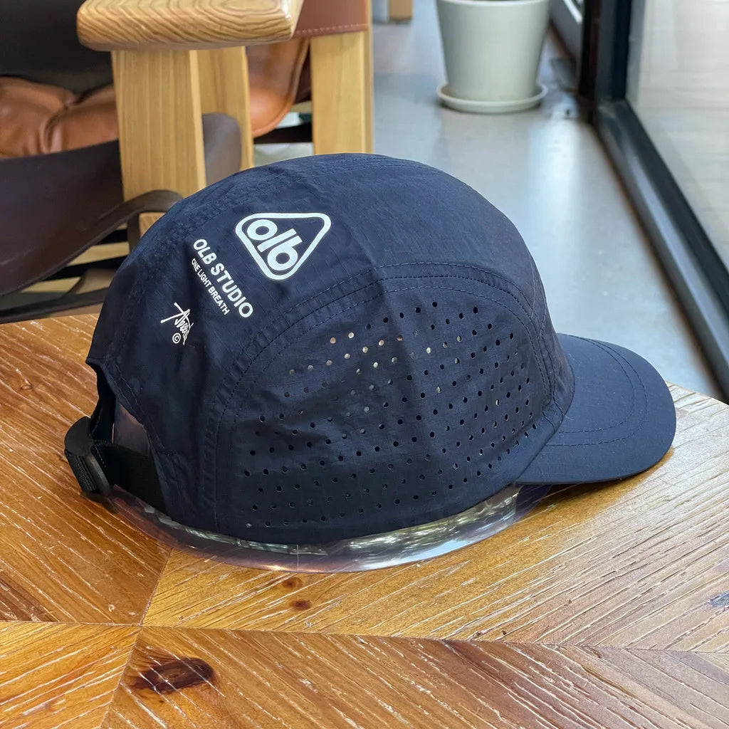 Short Brim Quick-Drying Mesh Baseball Cap - Breathable Lightweight UV Protection Sunshade, for Men Women Couples, Outdoor Hiking