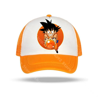 Dragon Ball baseball sapkák, anime karakterekkel nyomtatott napellenzős sapkák, gyerekeknek és felnőtteknek, nyári, lélegző, alkalmi sapkák, állítható csúcsú sapkák, ajándékok