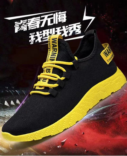 Męskie sneakersy casualowe, lekkie sportowe buty z siateczki na lato, męskie buty outdoorowe z miękką podeszwą, oddychające, wygodne, modne buty do biegania