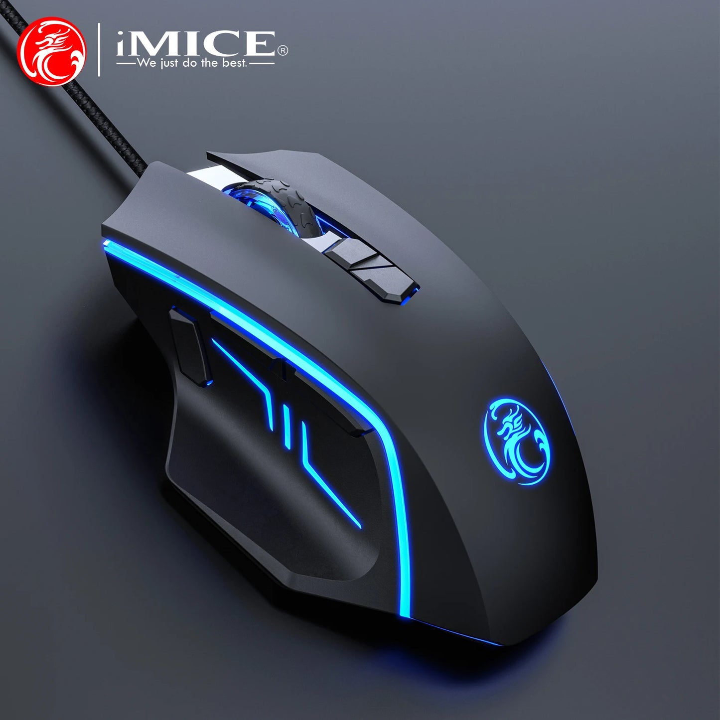 USB Wired Gaming Mouse,RGB Backlit Computer Mice,8 Keys 7200 DPI High Precision Optical Mouse For Office Laptop Home Computer