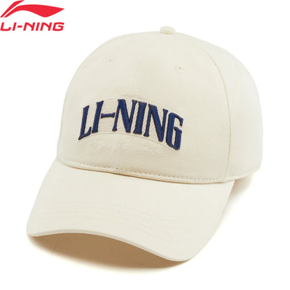 Șepci de baseball unisex Li-Ning în stil sportiv, 56-60 cm, 100% bumbac, respirabile, reglabile, pălării de timp liber la modă LiNing, AMYW127